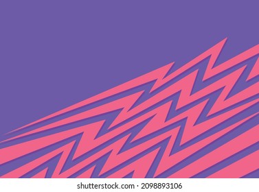 Simple background with gradient zigzag line pattern and some copy space area