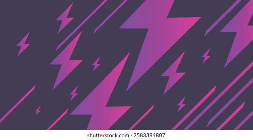 Simple background with gradient zigzag line pattern