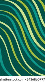 Simple background of hand drawn curved lines