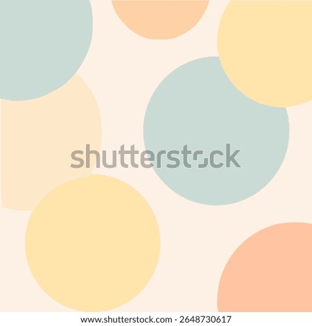 simple background illustration in Pastel colors