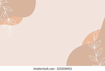 Simple background illustration template. Can be used as a background for greeting cards, quotes, social media stories, etc