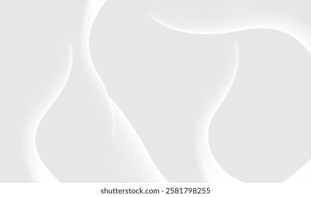 A simple background image with a light gray background color and shows a variety of curves with transparency. These lines look like waves or natural patterns, creating a sense of dimension.