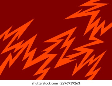 Simple background with jagged lightning pattern