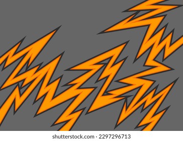 Simple background with jagged lightning pattern