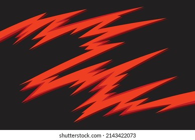 Simple background with jagged zigzag and spikes pattern