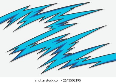 Simple background with jagged zigzag and spikes pattern