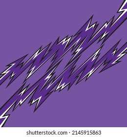 Fondo simple con zigzag y patrón de puntas