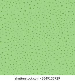 Simple background with light green base and playful medium green dots, perfect for textiles, wrapping paper, kids decor and cheerful stationery