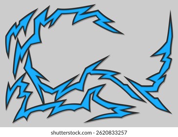 Fundo simples com padrão de efeito de relâmpago e com alguma área de espaço de cópia