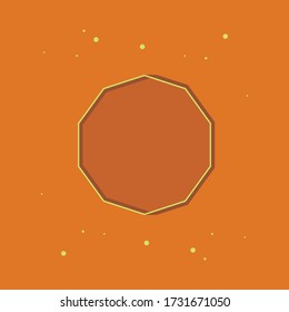 simple background made from decagon