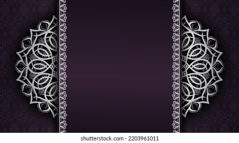 simple background  with mandala ornaments
