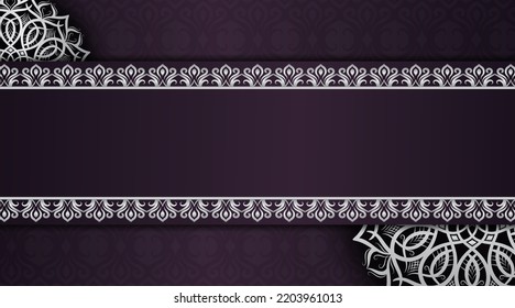 simple background  with mandala ornaments