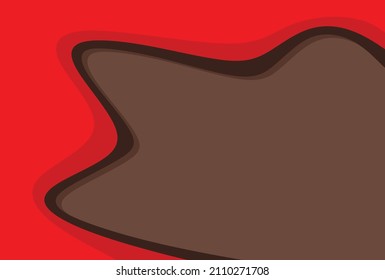 Simple background with melting liquid pattern and some copy space area