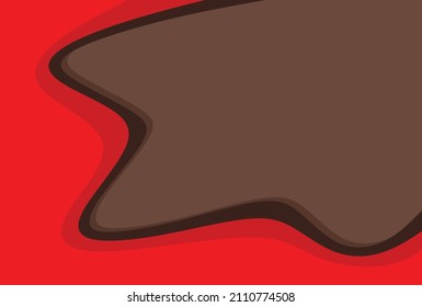 Simple background with melting liquid pattern and some copy space area