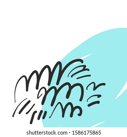 Simple background. Modern illustrtion for your design: card, poster, template