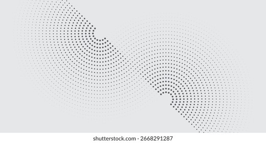 Fondo simple con textura monocromática punteada. Plantilla de patrón de lunares. Fondo con punto negro. Vector