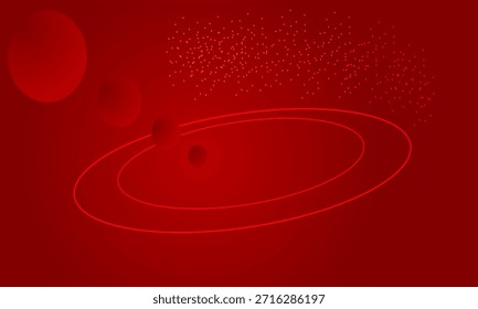 Un fondo simple con una sensación natural con un fondo rojo