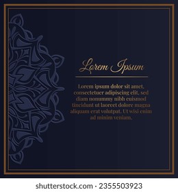 Fondo simple con mandala ornamental