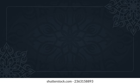 Fondo simple con mandala ornamental