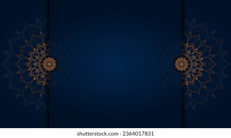 Simple background with ornamental mandala