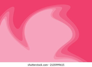 Simple background with pink gradient waving lines pattern and some copy space area