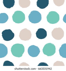 A simple background in polka dots. Grunge texture objects. Print card, cloth, clothing, summer sundress, dress, wrap, wrapper, web, cover, label, banner, emblem.