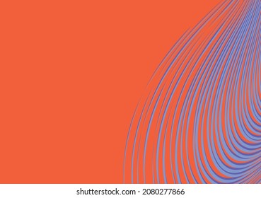 Simple background with purple swirl line pattern and some copy space area