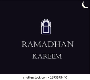 Simple Background of Ramadan Kareem 1441 H