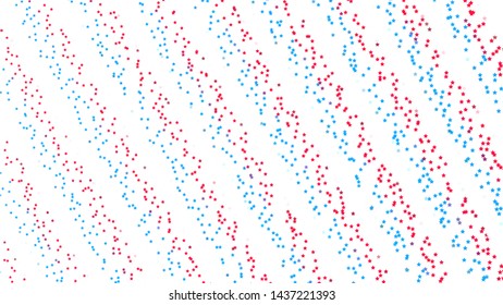 Simple background with red and blue little stars. Backdrop, banner for design layouts for independence Day, veterans Day