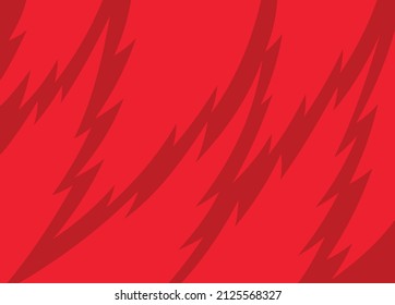 Simple background with red color spikes pattern