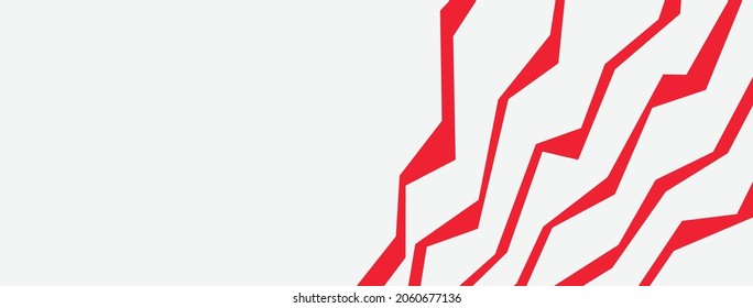 Fondo simple con un patrón de línea jactanciado rojo y un área de espacio de copia