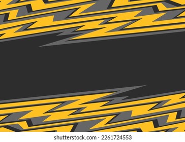 Simple background with reflective abstract zigzag pattern and with some copy space area