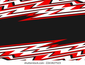 Simple background with reflective abstract zigzag pattern and with some copy space area