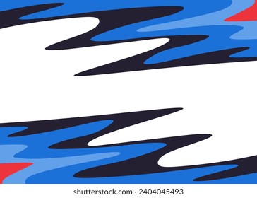 Simple background with reflective gradient wavy lines pattern and with some copy space area