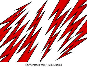 Simple background with reflective lightning pattern