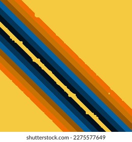 simple background reminiscent of the 70s