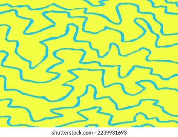Simple background with rough contour line pattern