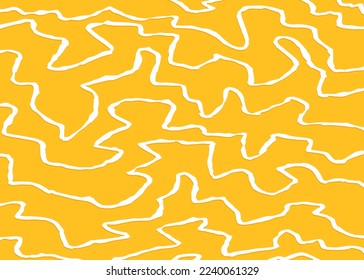 Simple background with rough contour line pattern