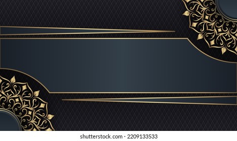 simple background  round gold decoration