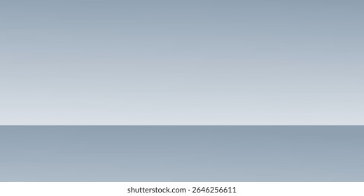 Simple background should feature a white, limbo space studio modern