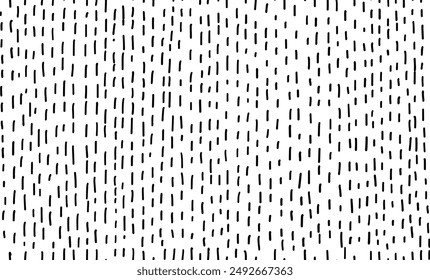 Simple background with small black lines. Vector seamless pattern with hand drawn abstract texture