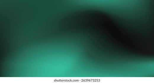 Simple background Soft green light on dark background art modern simple
