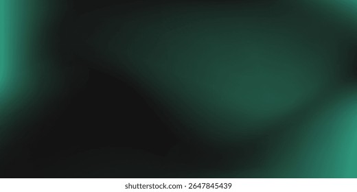 Simple background Soft green light on dark background abstract simple