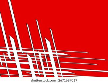 Simple background with some random cross stripes pattern and with some copy space area