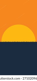 Einfache Hintergrund der Sonne und schönes Grasland