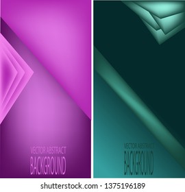 simple background template vector with gradient colors