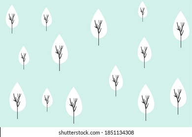 fondo simple de la temporada de invierno de los árboles, vintage, patrón, web, fondo de pantalla