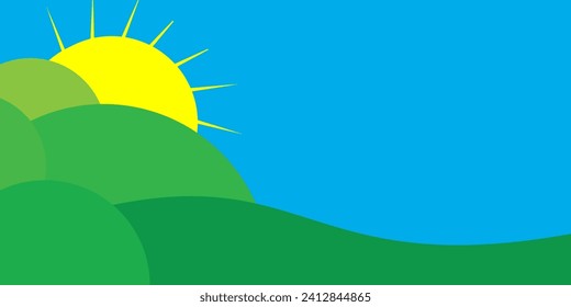 simple background, unique abstract scenery