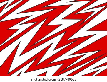 Simple background with various sharp, zigzag and arrow pattern