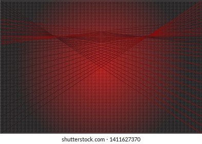 Simple background vector template with abstract lines and modern designs, red and black colors. EPS 10.